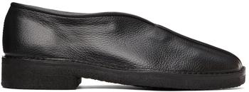 Lemaire | Black Square Toe Loafers商品图片,独家减免邮费