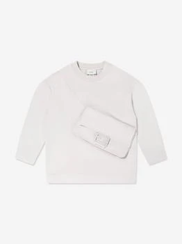 Fendi | Fendi Kids Baguette Pocket Sweatshirt Ivory,商家Childsplay Clothing,价格¥2724