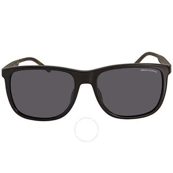 Armani Exchange | Grey Square Men's Sunglasses AX4070SF 815881 58 4.5折, 满$200减$10, 满减