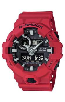G-Shock | GA-700-4A Analog Digital Watch - Red商品图片,