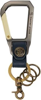 master-piece | Navy Carabiner Keychain,商家SSENSE,价格¥349