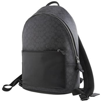 商品Coach | Men's Metropolitan Soft Backpack In Signature Canvas - Charcoal,商家Jomashop,价格¥2848图片