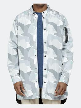 product Konus Men's Camo Printed Long Shirt Jacket in Grey image