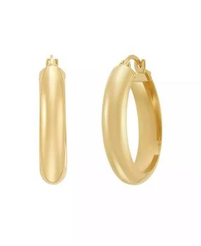 Macy's | Polished Tube Hoop Earrings in 14K Yellow Gold,商家Macy's,价格¥9253