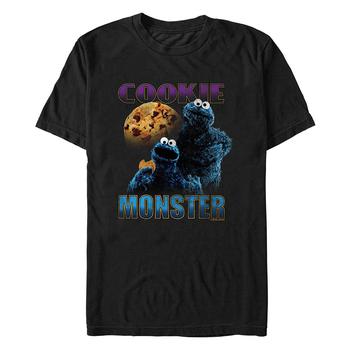 商品Men's Sesame Street Cookie Highlight Short Sleeve T-shirt,商家Macy's,价格¥183图片