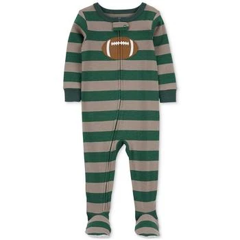 Carter's | Baby Boys 1-Piece Football 100% Snug-Fit Cotton Footed Pajama 5折