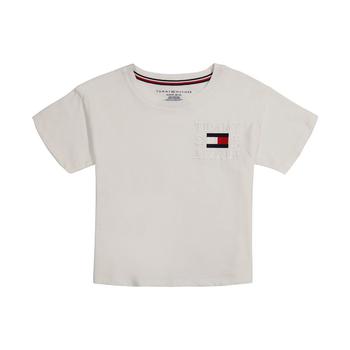 商品Tommy Hilfiger | Big Girls Heritage Flag Boxy Short Sleeve T-shirt,商家Macy's,价格¥94图片