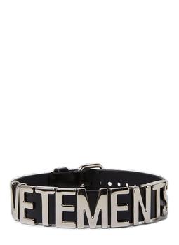 推荐Vetemens Logo-Lettering Choker Necklace商品