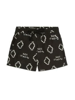 Marcelo Burlon | Marcelo Burlon County Of Milan Kids Drawstring Swimming Shorts,商家Cettire,价格¥760