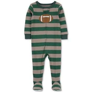 Carter's | Toddler Boys 1-Piece Football 100% Snug-Fit Cotton Footed Pajama 3.5折
