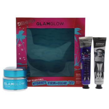 product Mask Essentials Hydrate Firm and Clear Set by Glamglow for Women - 3 Pc 1.7oz Thirstymud, 1oz Supermud, 1oz Gravitymud image