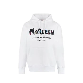 推荐Alexander Mcqueen Hooded Cotton Logo Sweatshirt商品