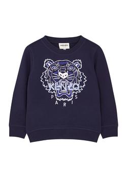 推荐KIDS Blue tiger-embroidered cotton sweatshirt (2-5 years)商品