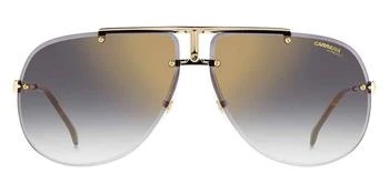 推荐Gold Grey Pilot Unisex Sunglasses CARRERA 1052/S 02F7/FQ 65商品
