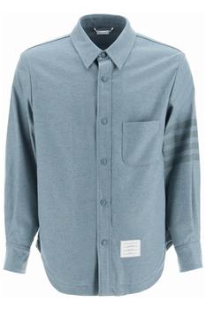 thom browne衬衫, Thom Browne | Thom browne wool and cashmere shirt商品图片 5.1折