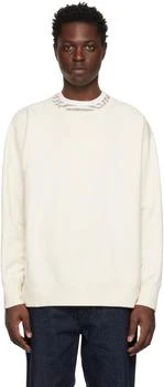 Nanamica | Off-White Crewneck Sweatshirt 3.3折
