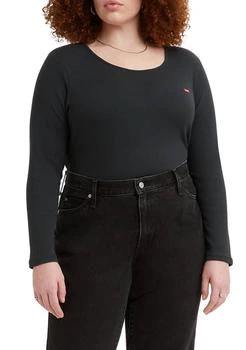 Levi's | Plus Size Long Sleeve Crew Neck T Shirt 3折