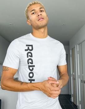 Reebok | Reebok Mens workout t-shirt in grey商品图片,5.4折×额外9.5折, 额外九五折
