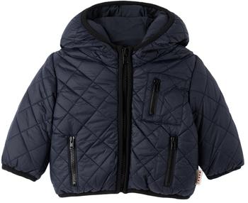 Marni | Baby Navy Hooded Jacket商品图片,独家减免邮费