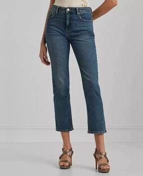 Ralph Lauren | Women's High-Rise Straight Ankle Jeans, Regular & Petite,商家Macy's,价格¥618