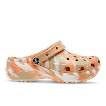推荐Crocs Classic Platform marbled Clog - Women Shoes商品