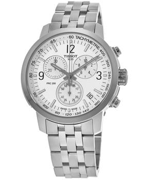 推荐Tissot PRC 200 Quartz Chronograph Silver Dial Steel Men's Watch T114.417.11.037.00商品