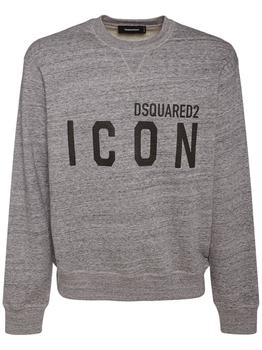 推荐Icon Print Cotton Jersey Sweatshirt商品