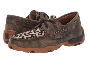 Twisted X | Driving Moc Boat Shoe (Little Kid/Big Kid),商家Zappos,价格¥312