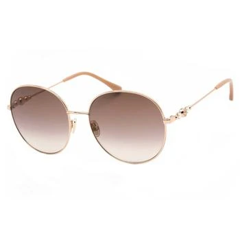 推荐Jimmy Choo Women's Sunglasses - Gold Nude Round Metal Frame | BIRDIE/S 0BKU HA商品