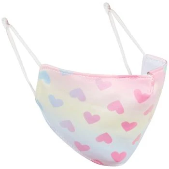 OMG! Accessories | Heart print face mask in pink,商家BAMBINIFASHION,价格¥202