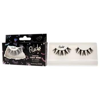 Rude Cosmetics | Essential Faux Mink 3D Lashes - Bewitching by Rude Cosmetics for Women - 1 Pc Pair,商家Premium Outlets,价格¥96