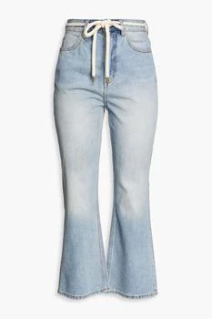 Zimmermann | Faded high-rise kick-flare jeans,商家THE OUTNET US,价格¥604