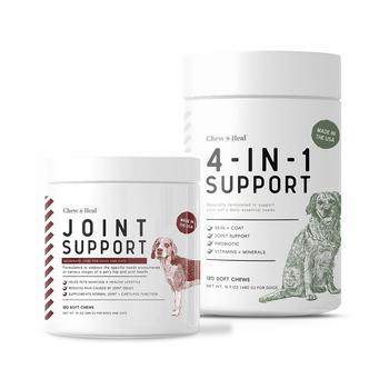 商品Chew + Heal | MaxProtect Hip + Joint Support, Dog Supplement & Multivitamin - 240 Delicious Total Chews,商家Macy's,价格¥287图片