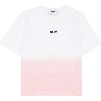 推荐Gradient Micro Logo T-Shirt - White/Pink商品