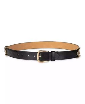 Sam Edelman | Women's Double-E Hip Links Leather Belt,商家Macy's,价格¥441