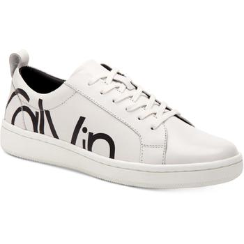 推荐Calvin Klein Womens Dayna Cow Silk Leather Logo Casual and Fashion Sneakers商品