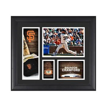 Fanatics Authentic | Brandon Crawford San Francisco Giants Framed 15" x 17" Player Collage with a Piece of Game-Used Ball,商家Macy's,价格¥599