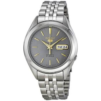 精工5号价格, Seiko | 5 Automatic Grey Dial Stainless Steel Mens Watch SNKL19商品图片 4.8折