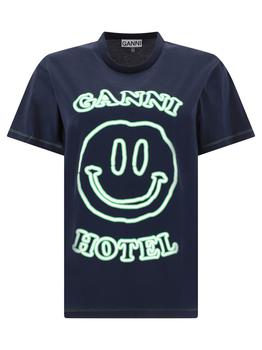 Ganni | "Ganni Hotel" t-shirt商品图片,7.6折