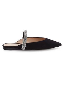 Stuart Weitzman, Stuart Weitzman | ​Addison Pointed Toe Suede Mules商品图片 4.4折