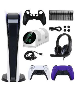 SONY | PS5 Digital Console with Extra Purple Dualsense Controller and Accessories Kit,商家Bloomingdale's,价格¥5428