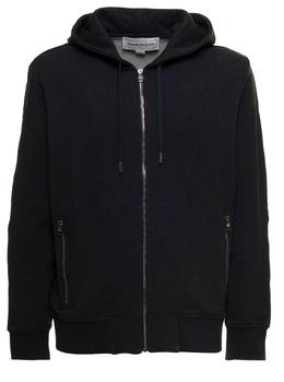 Alexander McQueen | Alexander McQueen Drawstring Zipped Hoodie商品图片,6.2折