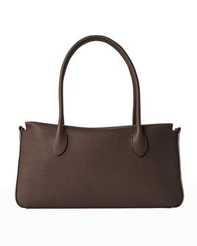 推荐Pebbled Leather Top Handle Bag商品