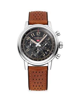 Chopard | Mille Miglia Classic Chronograph Raticosa Stainless Steel & Leather Strap Watch商品图片,