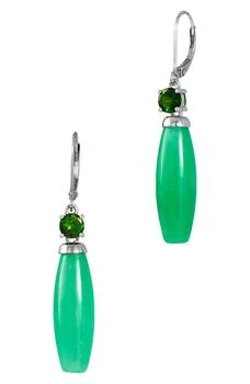 Savvy Cie Jewels | Sterling Silver & Jade Drop Earrings,商家Nordstrom Rack,价格¥820