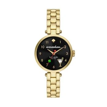 Kate Spade | Holland Three-Hand Gold-Tone Stainless Steel Watch - KSW1806 6.2折