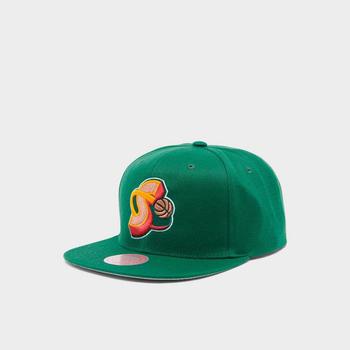 Mitchell and Ness | Mitchell & Ness Seattle Supersonic NBA Hardwood Classics Snapback Hat商品图片,