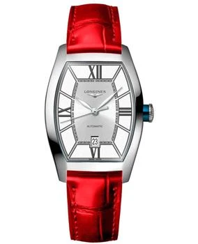 Longines | Longines Evidenza Automatic Silver Dial Leather Strap Women's Watch L2.142.4.76.2 7.5折, 独家减免邮费