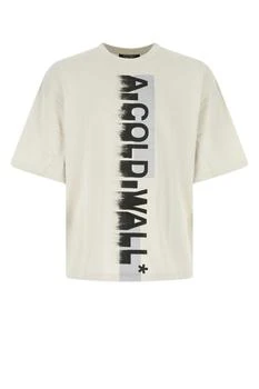 推荐A-Cold-Wall* Blurred Logo Printed Crewneck T-Shirt商品