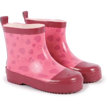 商品Love hearts rubber boots in pink图片